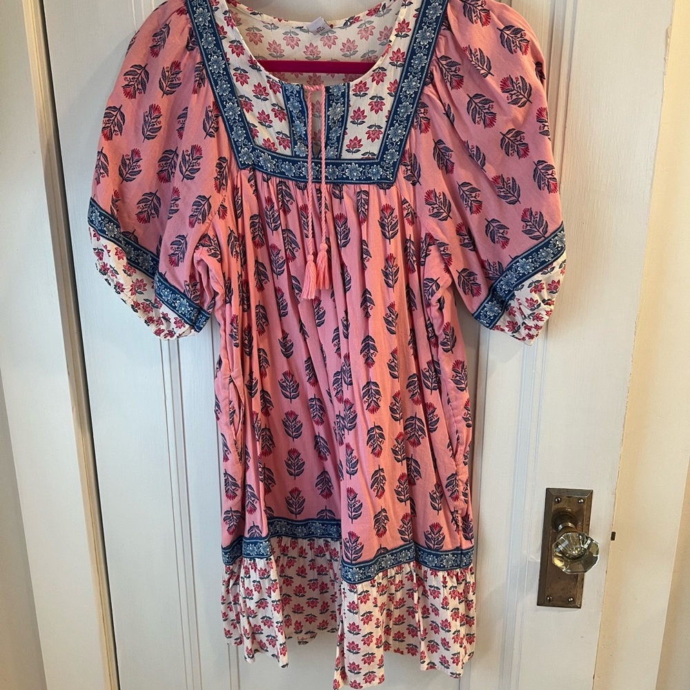 Old Navy Floral Block Print Dress